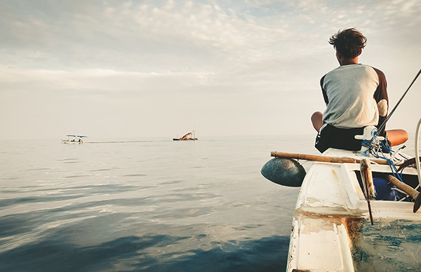 Local fishing in Pemuteran, Bali. (image credit: Ana Mestek)